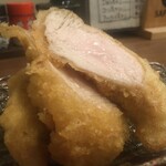 讃岐つけ麺 寒川 - 鶏ささみの天ぷら