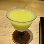 鮨 三心 - とうもろこしのすり流し