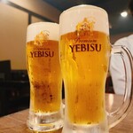 Hakata Motsunabe Akariya - エビス生ビール