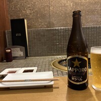 みやび 六本木店 - ビールで乾杯