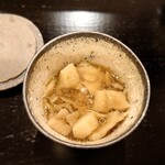 島津 - 新潟の黒舞茸と北海道の毛蟹の茶碗蒸し