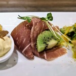 創作イタリアン Gemelli - 生ハム＆キウイ( ﾟДﾟ)ｳﾏｰ