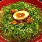 ラーメン 賀丸屋 - 特製九条ねぎらーめん ¥830