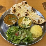 Tandoorbarkamarunigou - 「カマルランチ」カレー2種¥950