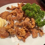 Asahiya - 鶏皮の唐揚げ