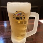そば処 まつ庵 - 生ビール
