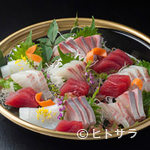 h Hegisoba Kenshin - 鮮魚の盛り合わせ六種盛り一人前