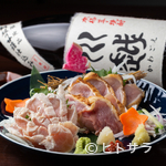 Sumibi Sakaba Date Torimune - 新鮮な素材ならではのおいしさ『鶏刺し盛り合わせ』