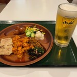 神戸サウナ&スパ - 朝食バイキング。生ビールはもちろん別途です！