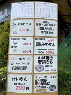 h Kii Furusato Mura - かしわおにぎりや親子丼が美味しかったです。