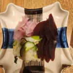 鰻ひつまぶし備長 - お新香盛り