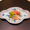 味幸 - 料理写真:子持ち鮎のなれ寿司、穴子寿司、枝豆