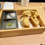 Sushi Sake Sakana Sugitama - おでんの大根なのに天麩羅