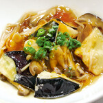 うまい鮨勘 - 米ナスのきのこあんかけ