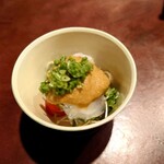 りょうりや 御旅屋 - ウマヅラハギの肝醬油和え