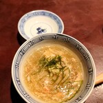 りょうりや 御旅屋 - 南瓜饅頭蟹餡