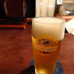 りょうりや 御旅屋 - 取り合えずビール！
