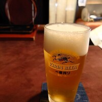 りょうりや 御旅屋 - 取り合えずビール！