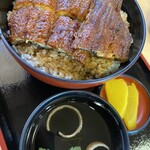 うなふじ - 特上は うなぎ∈(ﾟ∈∋ﾟ)∋5切れ⇒ご飯の中に1切れ入っています✧︎*。