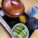 うなふじ - 特上うなぎ丼∈(ﾟ∈∋ﾟ)∋2200円税込•ᴗ•ꕤ*＋キュウリ160円税込•ᴗ•ꕤ*