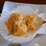 青森センターホテル - ホタテの貝焼き味噌