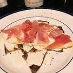 山下食堂 - 茄子のソテーとオムレツ　パルミジャーノのクリーム