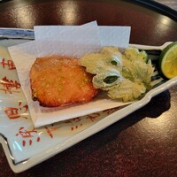 阿寓 - 秋鱒の柚庵揚げ。