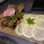 西中州焼肉 きらく - スーパーネギタン塩と上タン塩