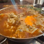 肉寿司ちょんまげ - キムチチーズ鍋