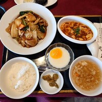 謝朋殿 幕張店 - ハーフ焼そばセット