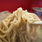 ラーメン二郎 - ちょっとヤワな二郎麺もミタジ独特のもの(2013年9月18日）