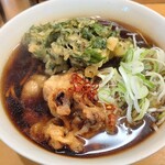 一〇そば - そは普通、ゲソ、春菊