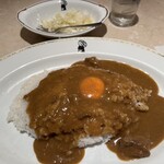 インデアンカレー - インディアンカレーレギュラープラスえ生卵880円也