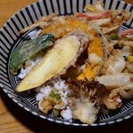 天ぷら山家 - 天ばら丼　¥1.200