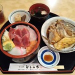 Sushi Dokoro Hishinoki - 本日の煮魚と4種丼