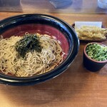 春月庵 - ごぼう天ざる蕎麦（2玉）　1000円