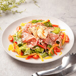 Raw Prosciutto cream cheese salad