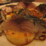 ウグイス - 炙り鯖とじゃが芋のソテー