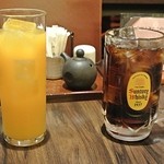 居酒屋 感 - マンゴーオレンジとコークハイ