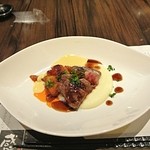 居酒屋 感 - 赤牛のロースステーキ