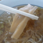 支那そば 熊文 - メンマもしゃきしゃき