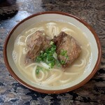 沖縄そば専門店 まるち - 料理写真:本ソーキそば 中 平麺こってり（880円）2023.9