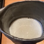 玉笑 - 蕎麦湯！