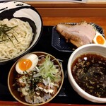 俺の中華たなか家 - 「つけめん醤油」＆「まかない飯」着盆＼(^o^)／