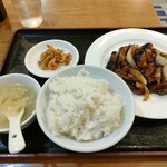 チャイニーズ キッチン モリ モリ - 麻婆茄子¥748＋Aセット¥153
