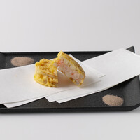 蓮根の海老はさみ揚げ