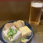 oshokujikisetsuryouriyamaichi - おでんとビール