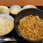 カレーうどん 千吉 - 配膳された状態