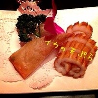 廣東料理 民生 ヒルトンプラザウエスト店 - 美味しかったイカの天ぷら♡