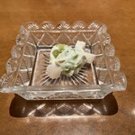 Sushi Ginza Shimon - ほたてとシャイマスの白和え